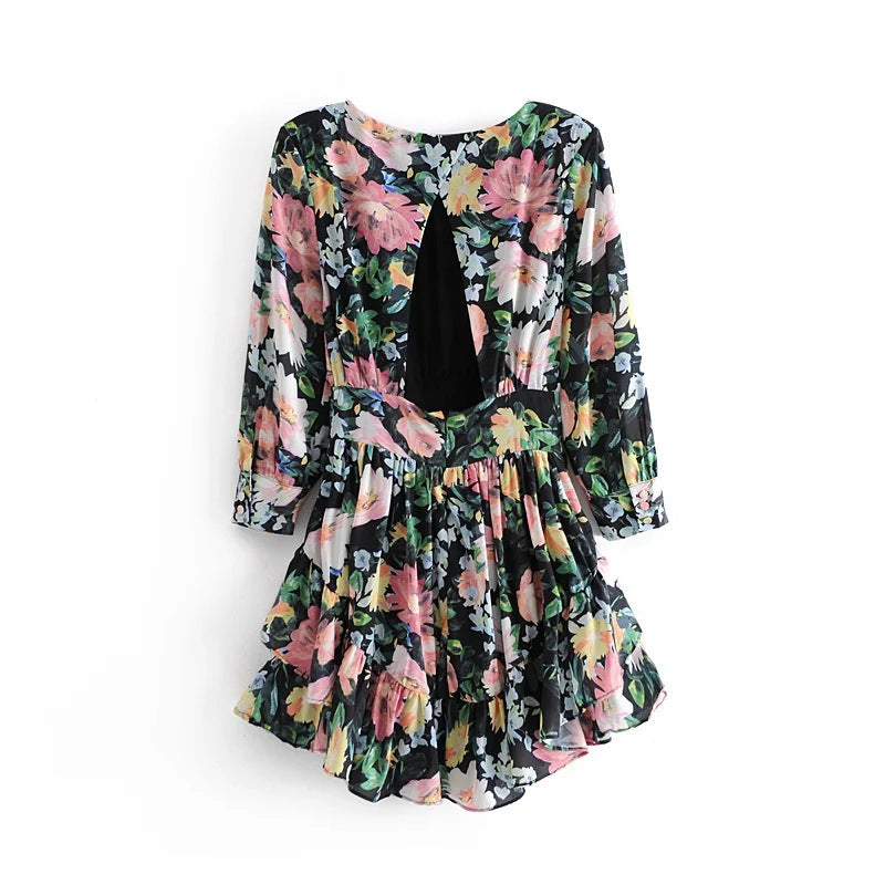 floral mini dress