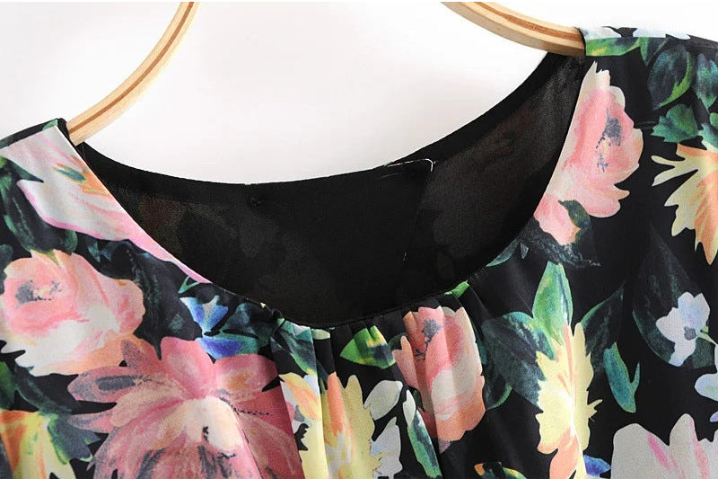 floral mini dress