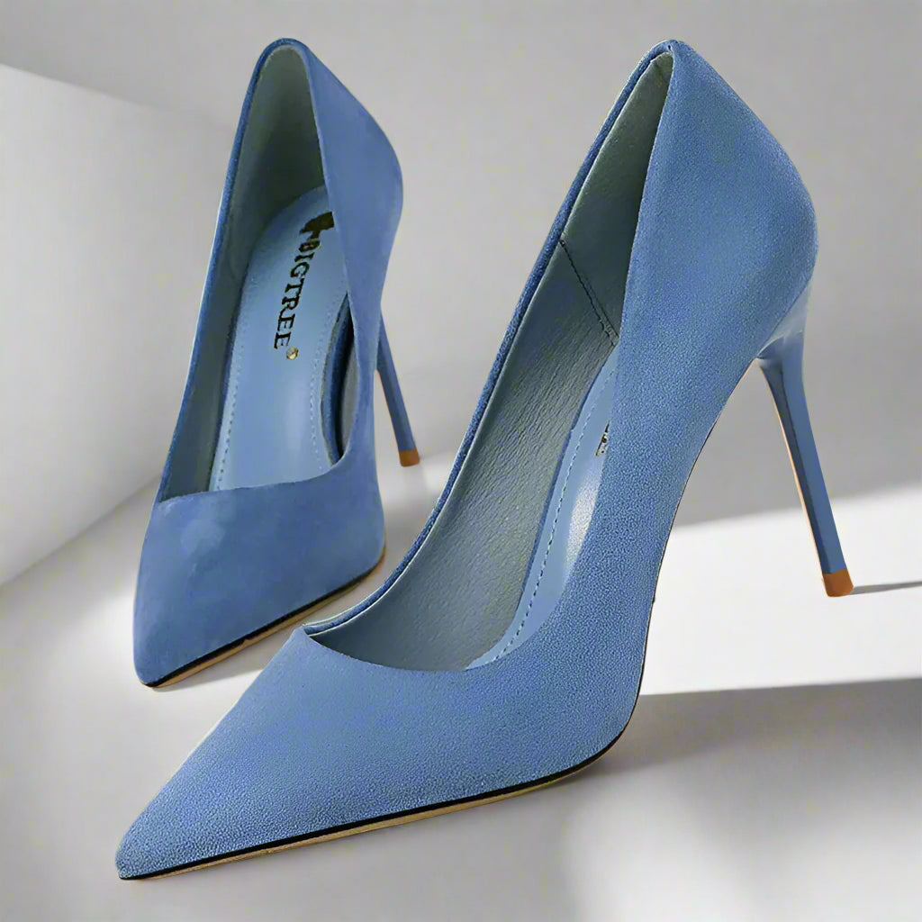 Pointed-Toe Stiletto Pumps high heels