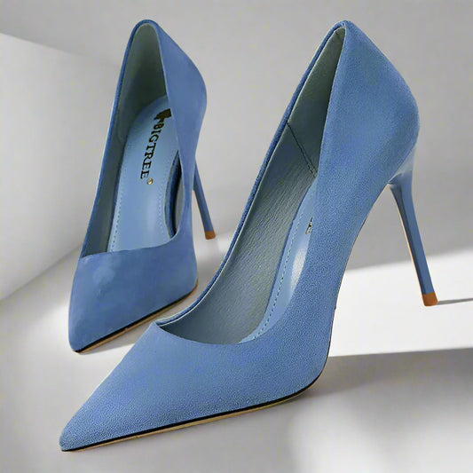 Pointed-Toe Stiletto Pumps high heels
